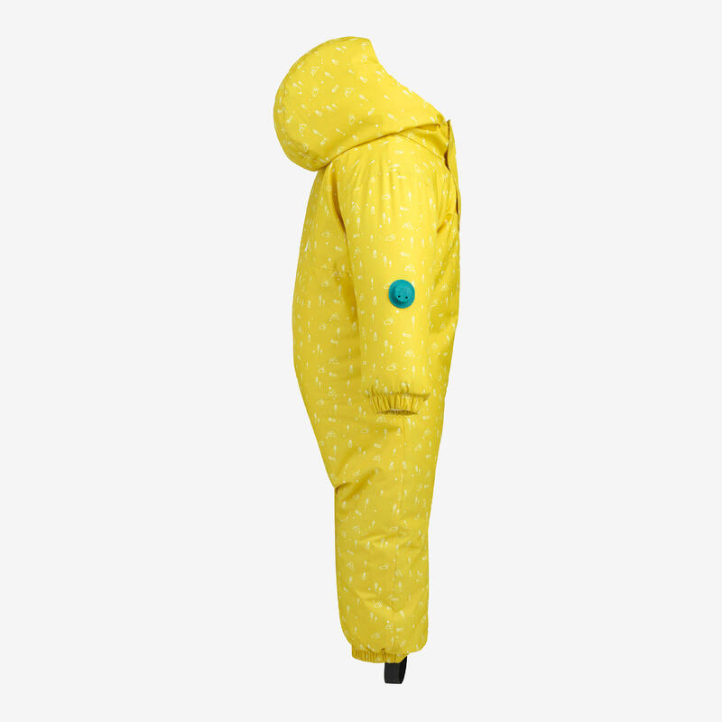 Combinaison ski bébé chaude - 500 warm - jaune