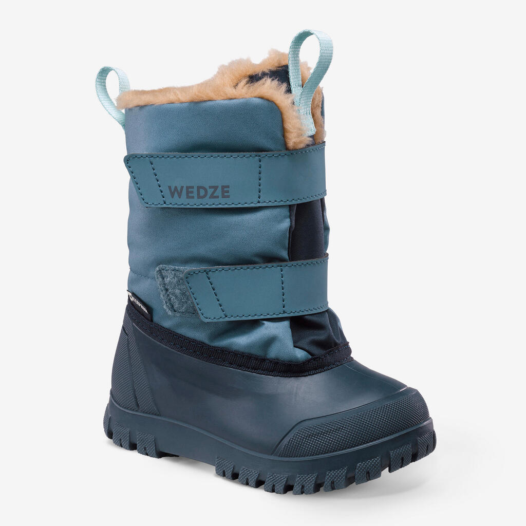 Baby's warm and waterproof snow boots, 900 warm blue