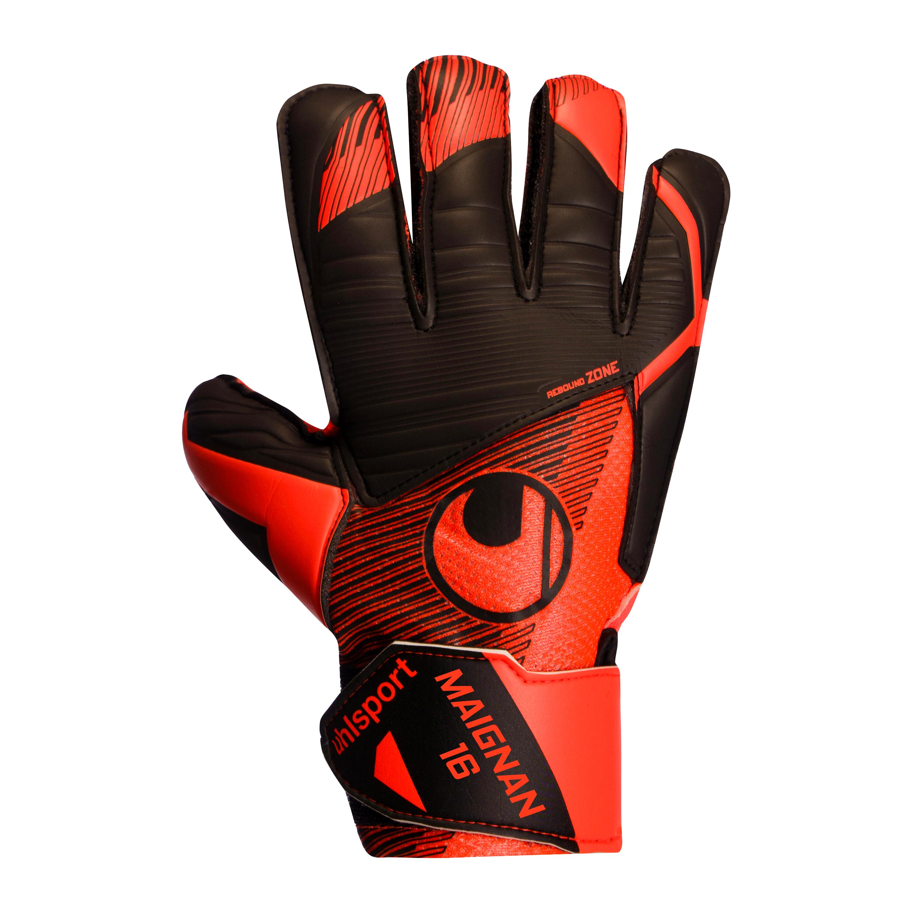 Uhlsport - Gants De Gardien Football Uhlsport Enfant Starter Soft Mike Maignan Noir Rouge - Gants De Gardien - Football / Futsal / Sepak - - 3 - Decathlon