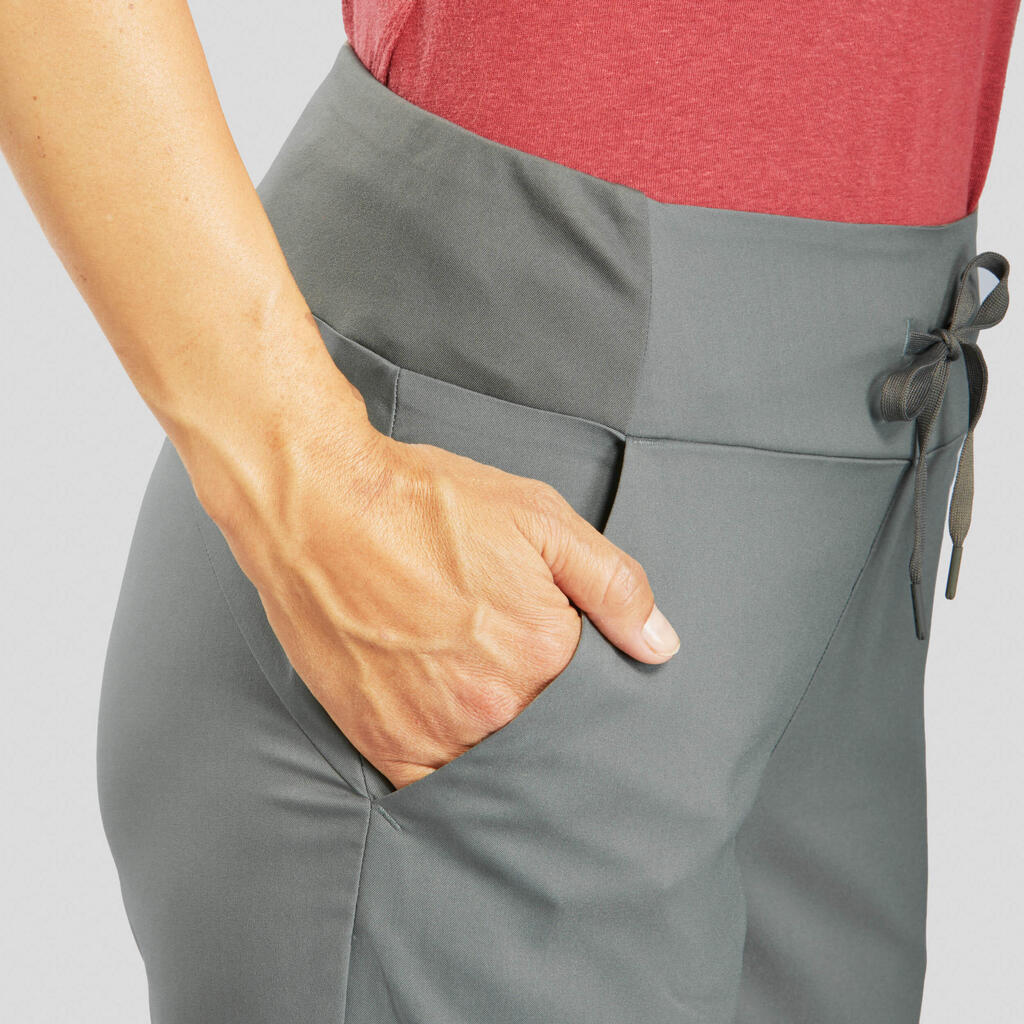 Pantalón de senderismo - Mujer NH100 - Negro