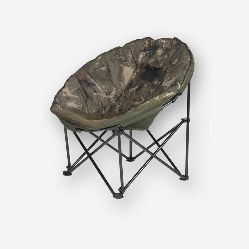 Asiento Pesca Silla Plegable Carpfishing Moon Chair Camuflaje