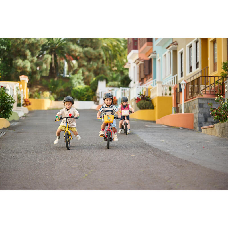 Bicicleta + Bici Sin Pedales 2 en 1 Discover 500 Niños 3-5 Años Rojo 14"