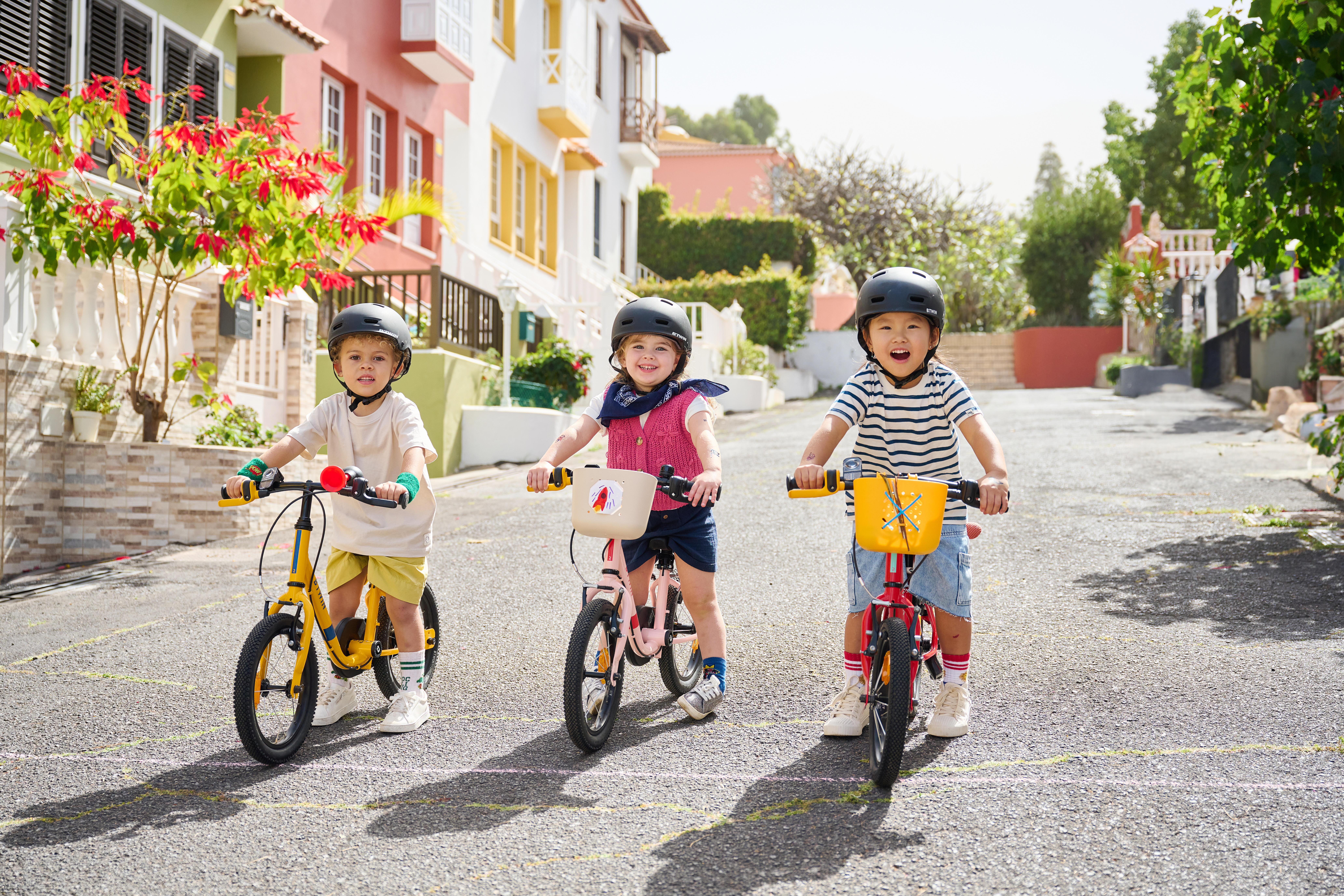 Kids’ Bike Pannier - Beige - BTWIN