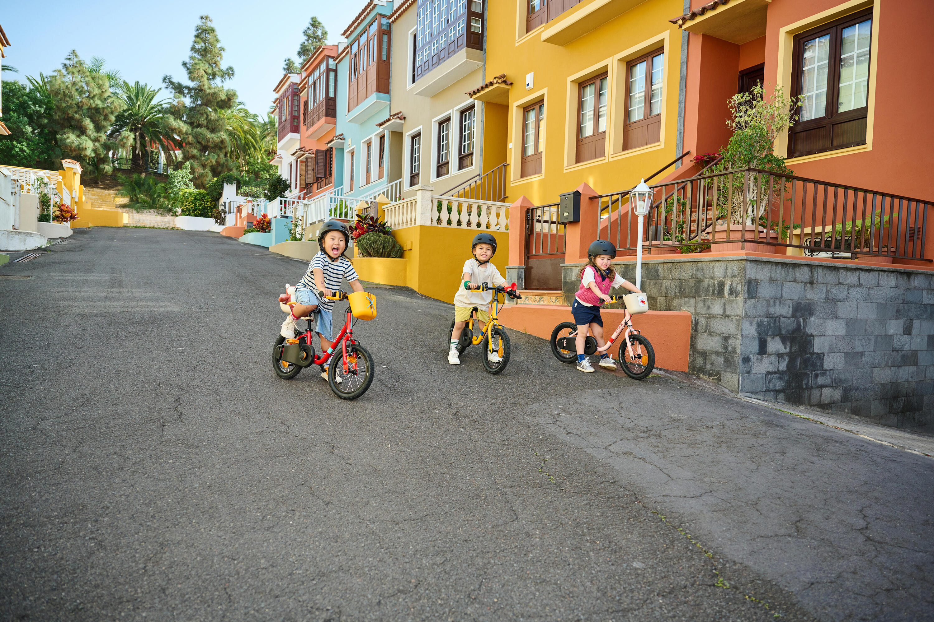 Kindervelo 2-in-1 Laufvelo 3 bis 5 Jahre 14 Zoll Discover 500 Gelb 17/24