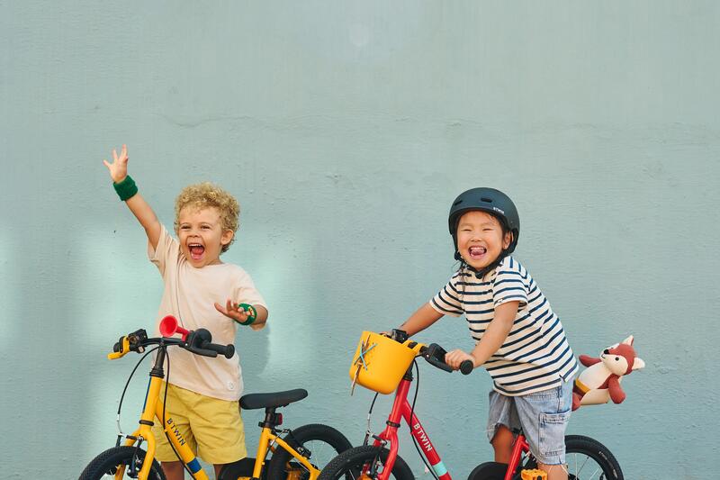 Rowerek biegowy 2 w 1 dziecięcy Btwin 500 Discover 14"