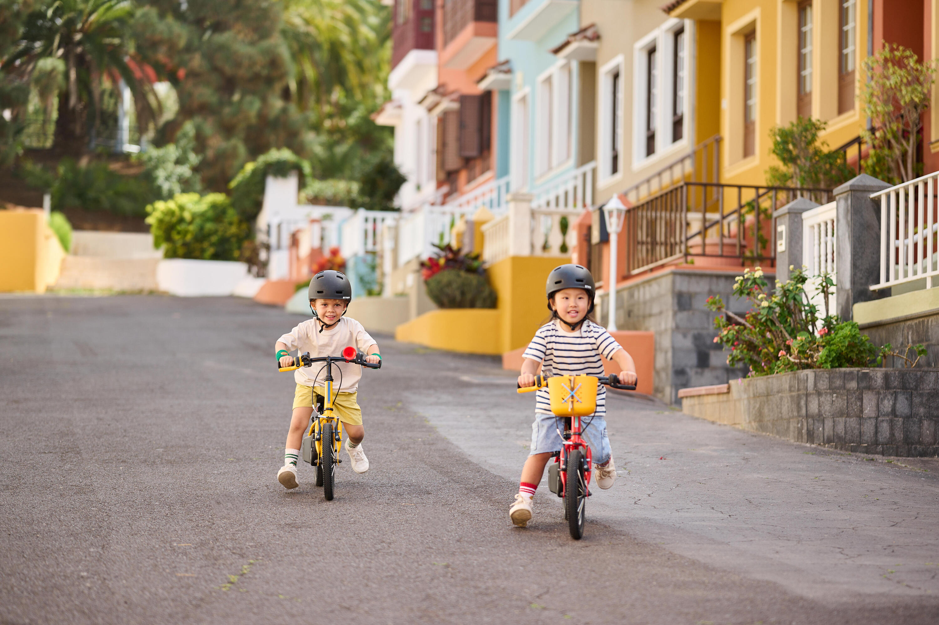 Kindervelo 2-in-1 Laufvelo 3 bis 5 Jahre 14 Zoll Discover 500 Gelb 13/24