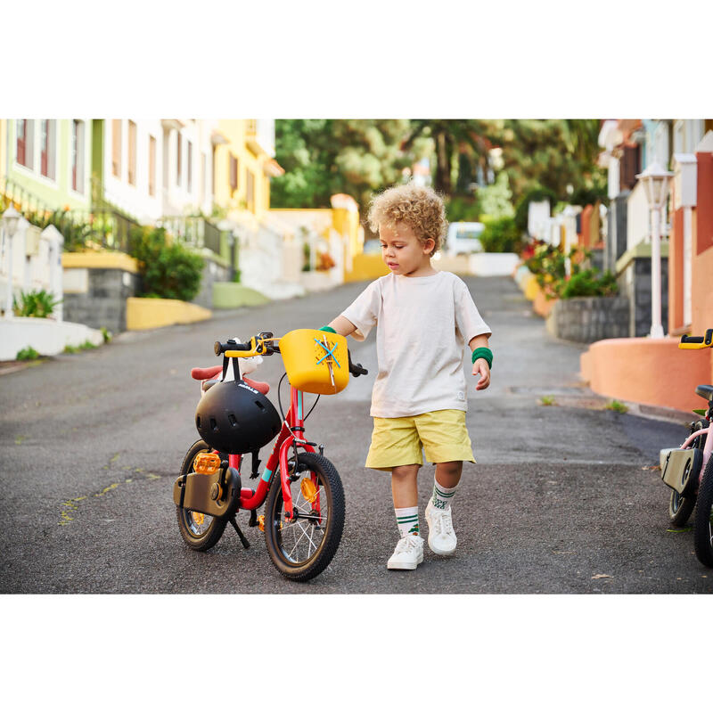 Bicicleta + Bici Sin Pedales 2 en 1 Discover 500 Niños 3-5 Años Rojo 14"