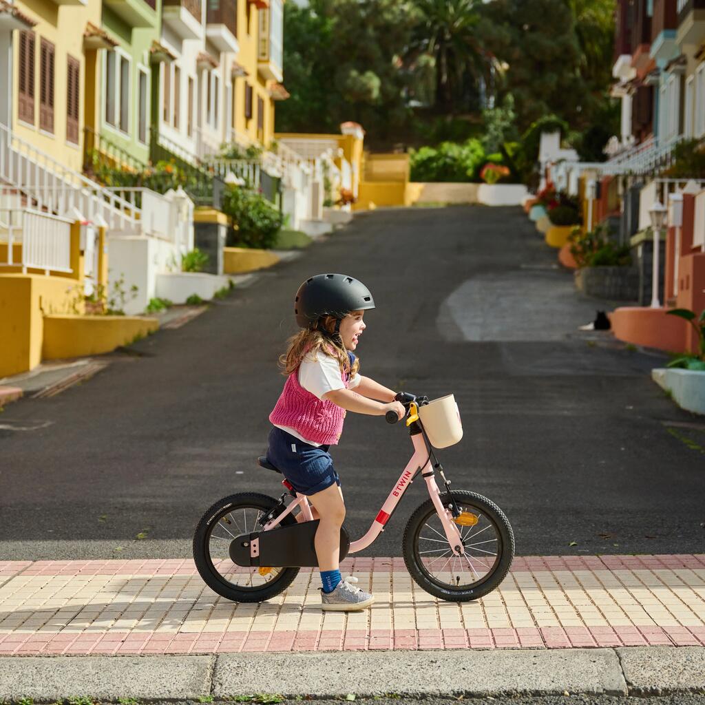 Bicicleta + Bici Sin Pedales 2 en 1 Discover 500 Niños 3-5 Años Rosa 14