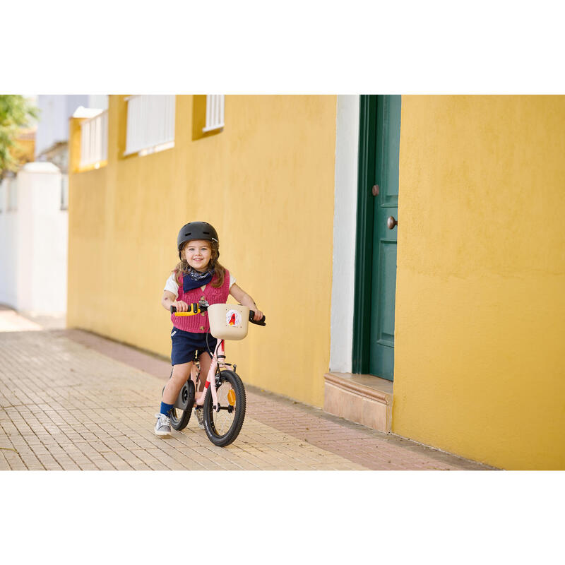 Bicicleta + Bici Sin Pedales 2 en 1 Discover 500 Niños 3-5 Años Rosa 14"