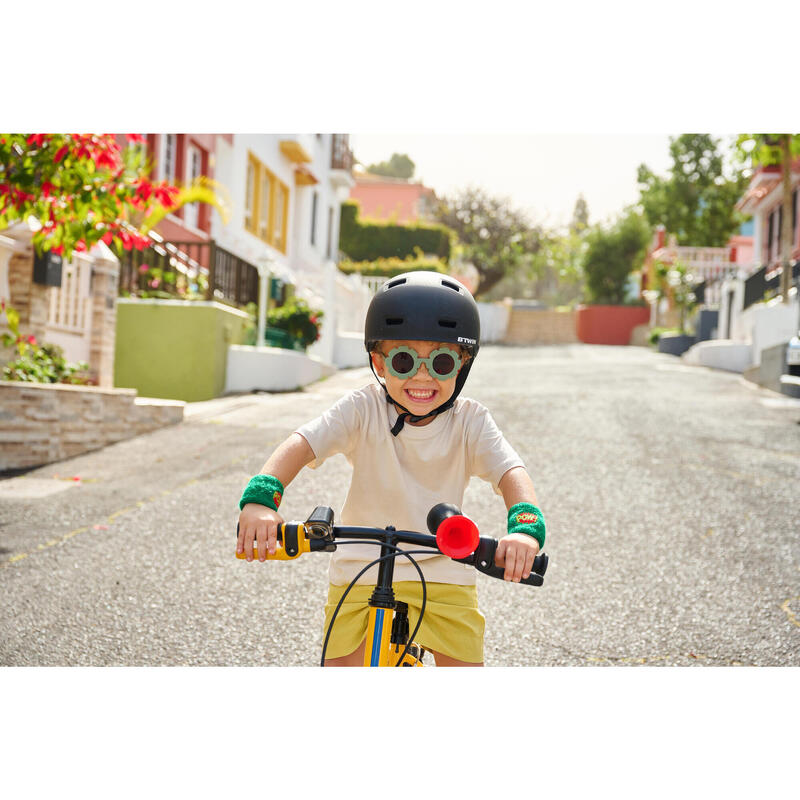 VELO ENFANT 2EN1 DRAISIENNE 3-5 ANS 14 pouces - DISCOVER 500 Jaune