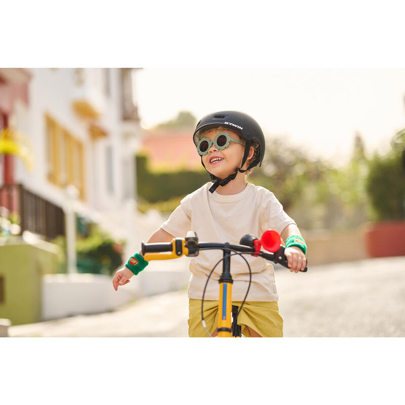 BICICLETA DE APRENDIZAGEM 2 EM 1 CRIANÇA 3-5 ANOS 14" DISCOVER 500 Amarelo