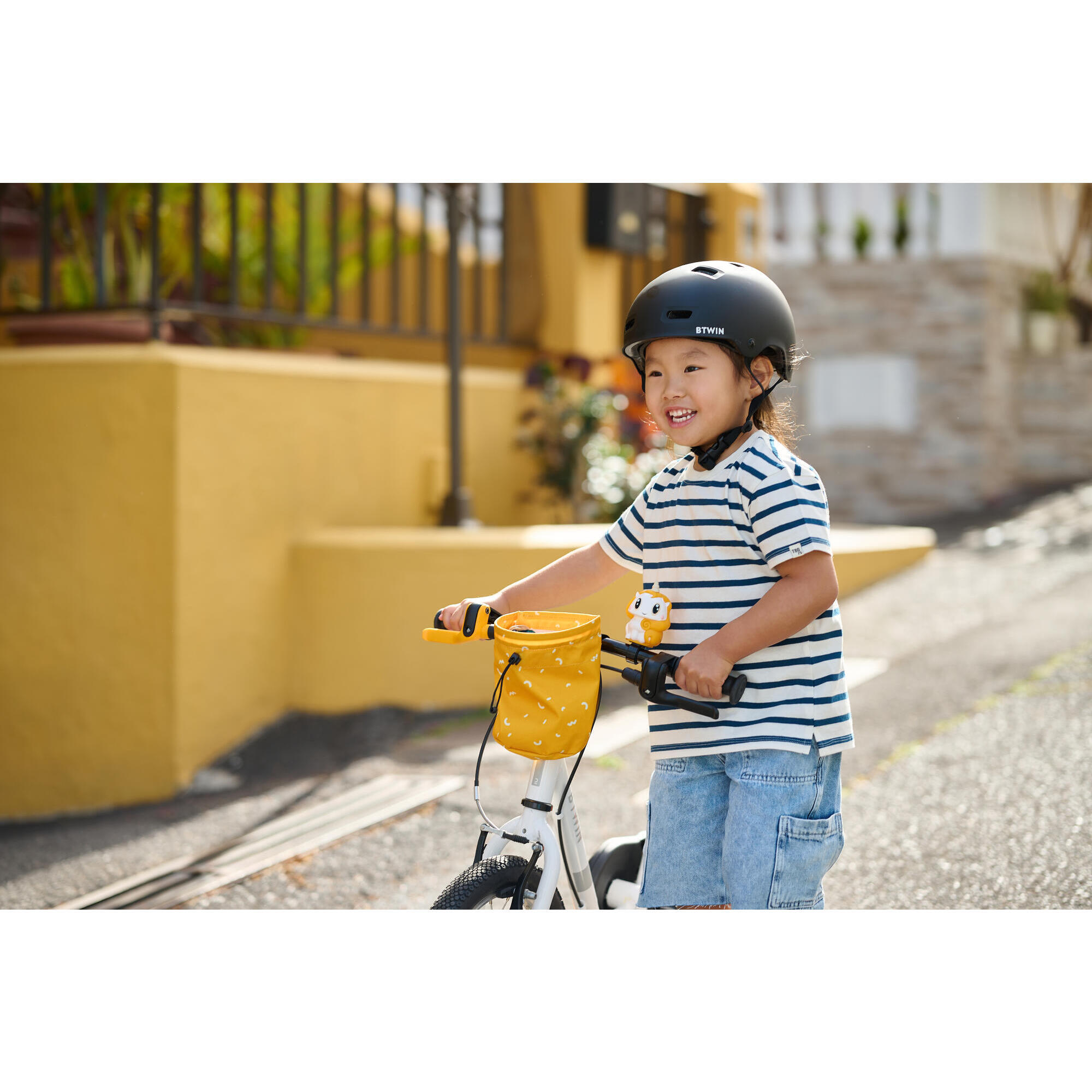 CHILDREN'S BICYCLE 3-5 YEARS 14 inches - DISCOVER 100 - White