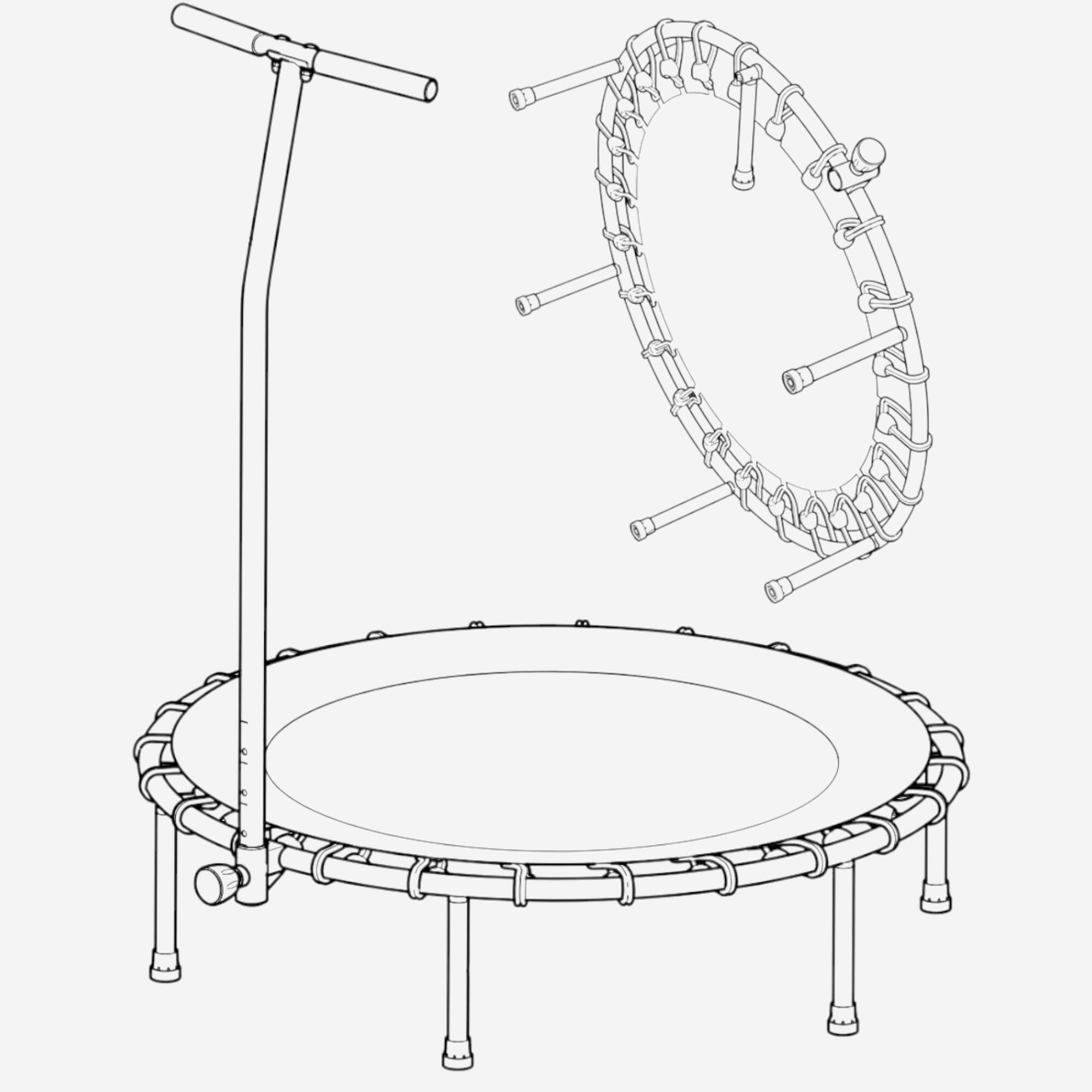 Spare Accessories Kit for the 500 Fitness Trampoline 7/8