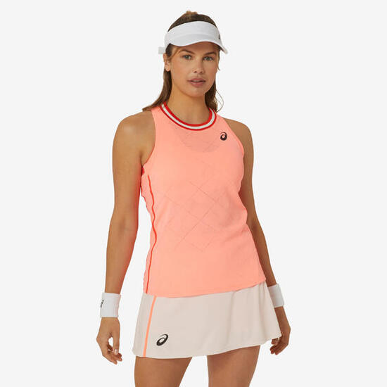 Canotta tennis donna Asics ACTIBREEZE corallo