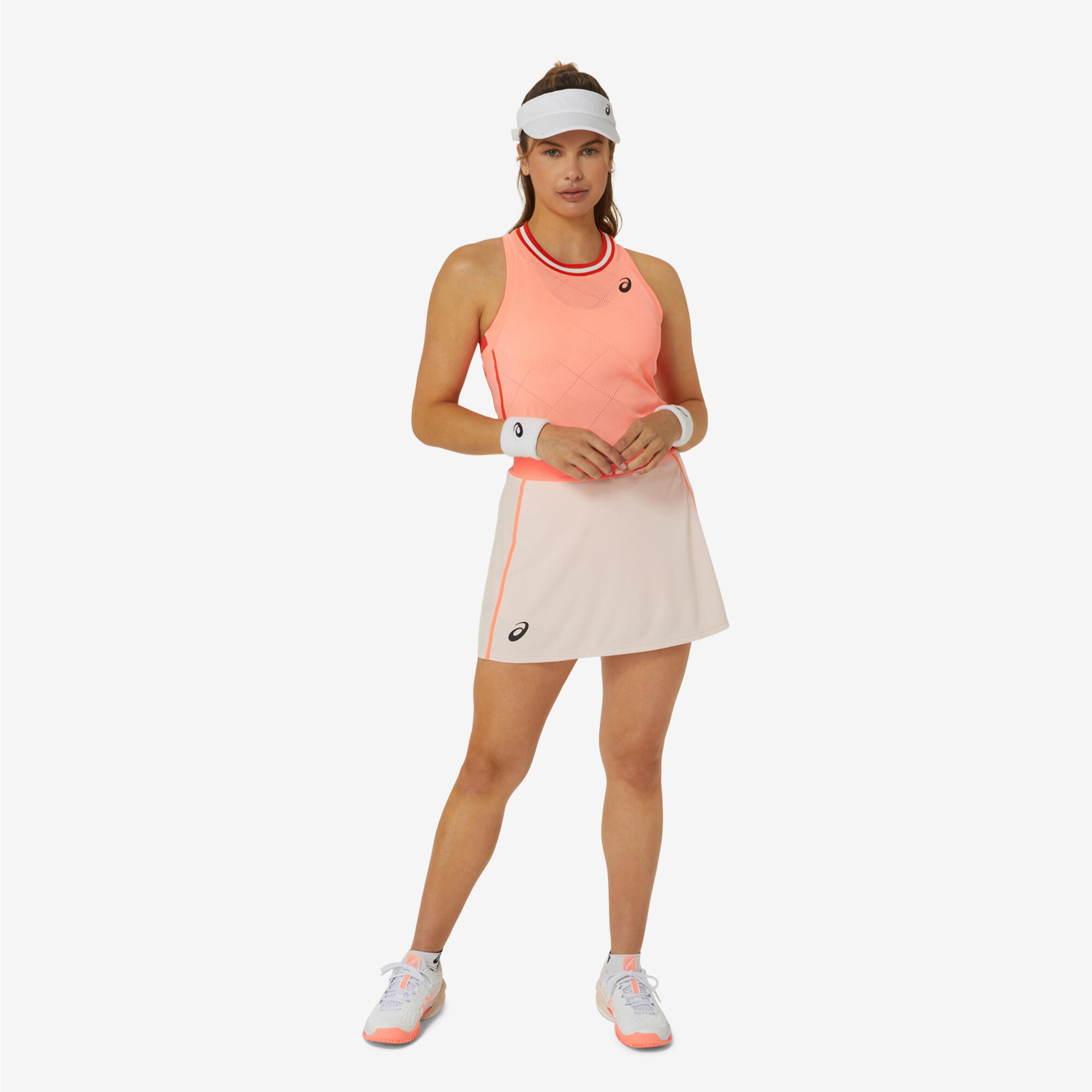 Gonna tennis donna Asics corallo 2/7