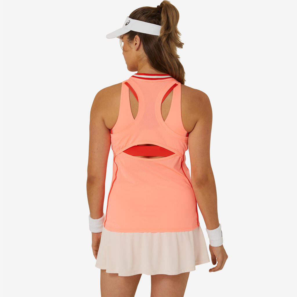 Tennis Top - Asics Actibreeze Tank korallenrot