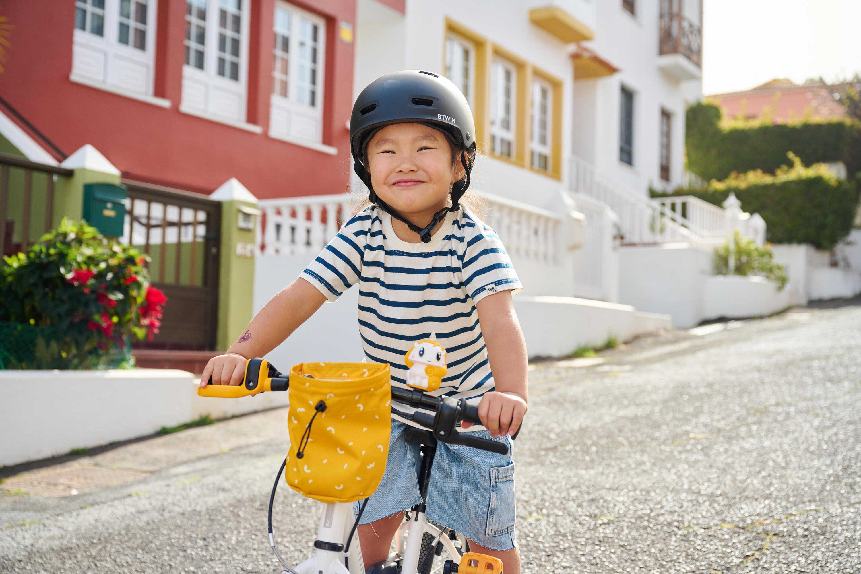 TOETER KINDERFIETS EENHOORN GEEL 3/6
