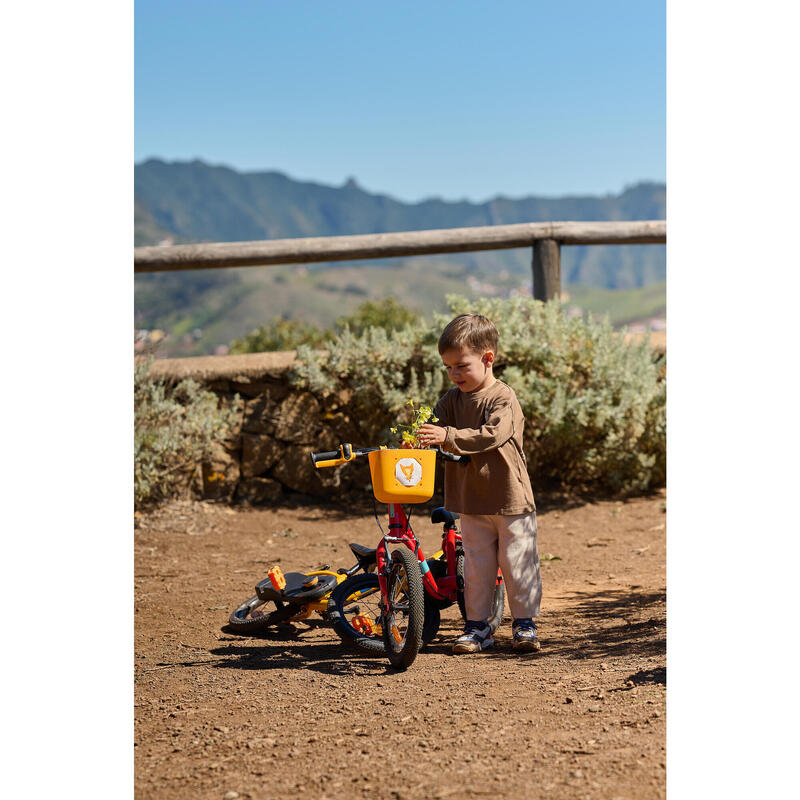 PANIER POUR VÉLO ENFANT JAUNE