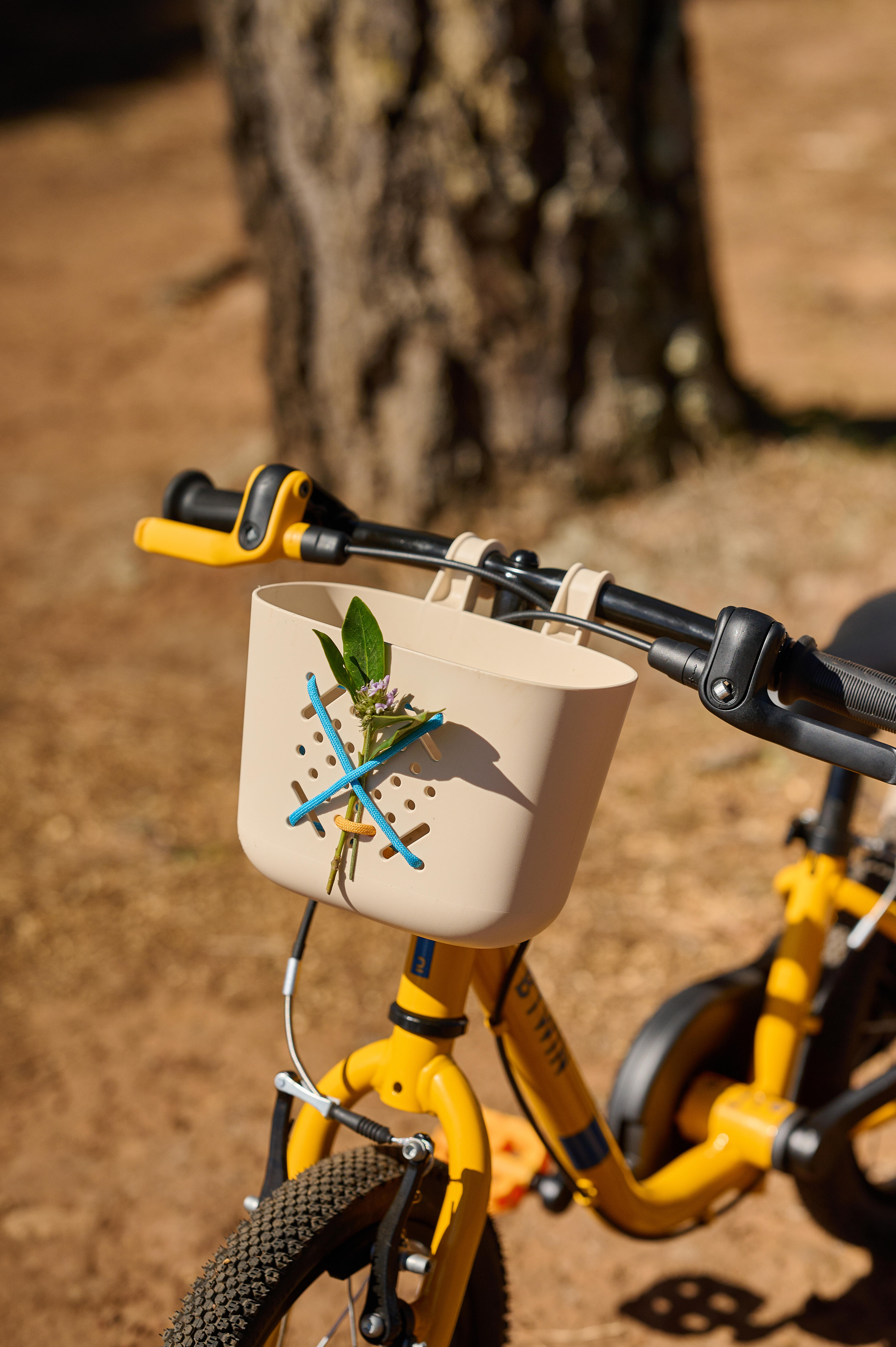 Kids’ Bike Pannier - Beige - BTWIN