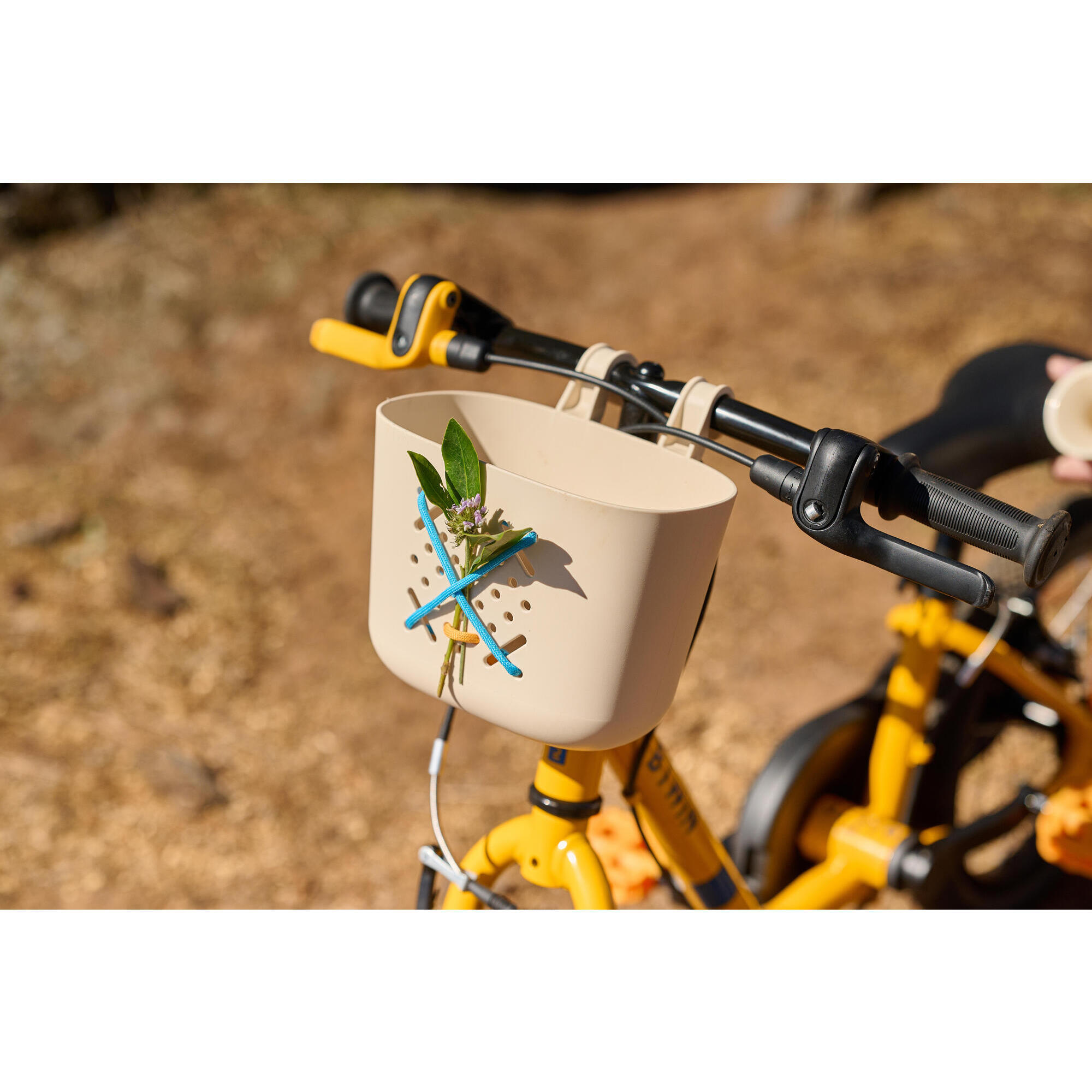PANIER POUR VELO ENFANT JAUNE BTWIN Decathlon