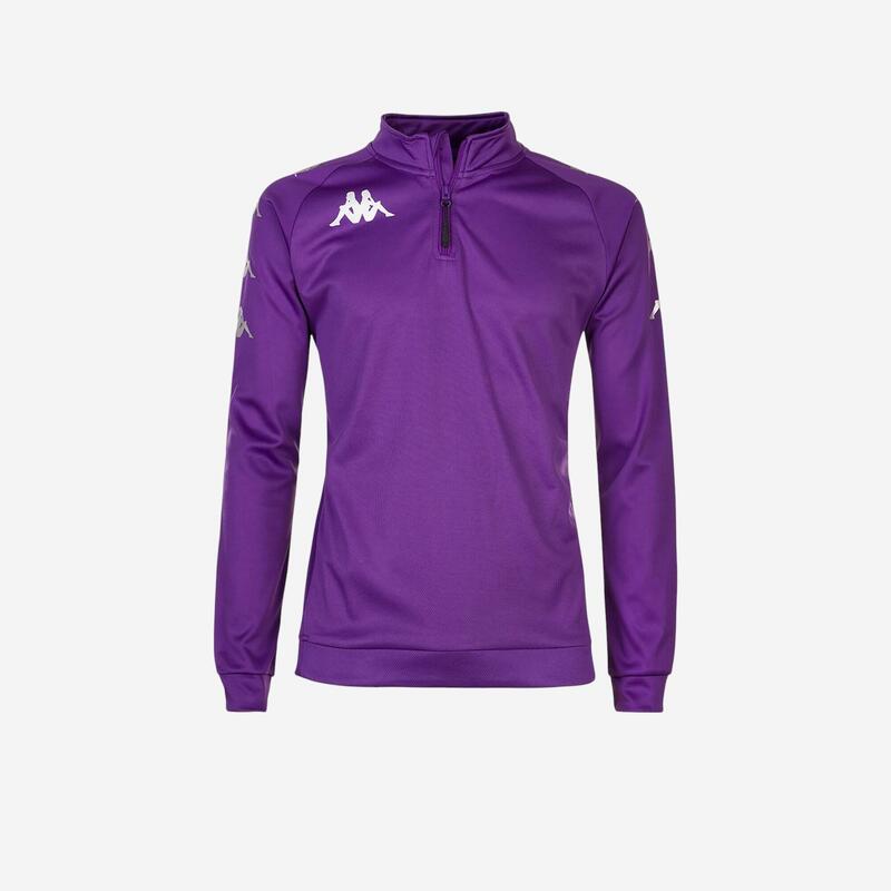 SWEATSHIRT 1/4 ZIP KAPPA TRIESTE ENFANT VIOLET