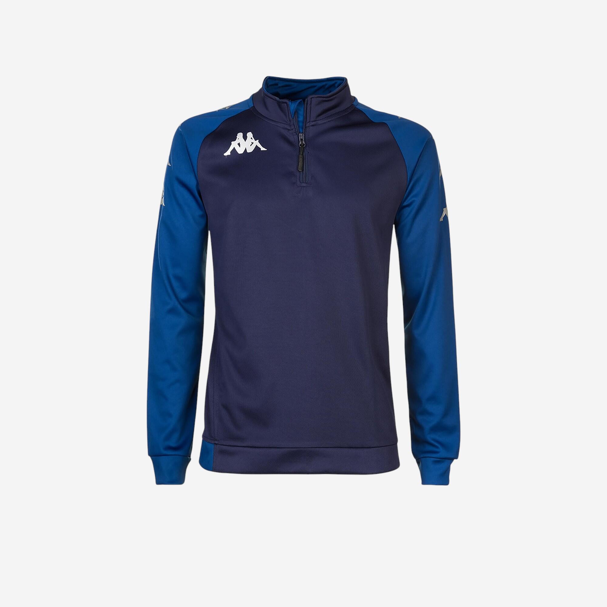 Kappa - Sweatshirt 1/4 Zip Kappa Trieste Enfant Marine - Sweat-shirt - Football / Futsal / Sepak - - 6 À 8 Ans - Decathlon