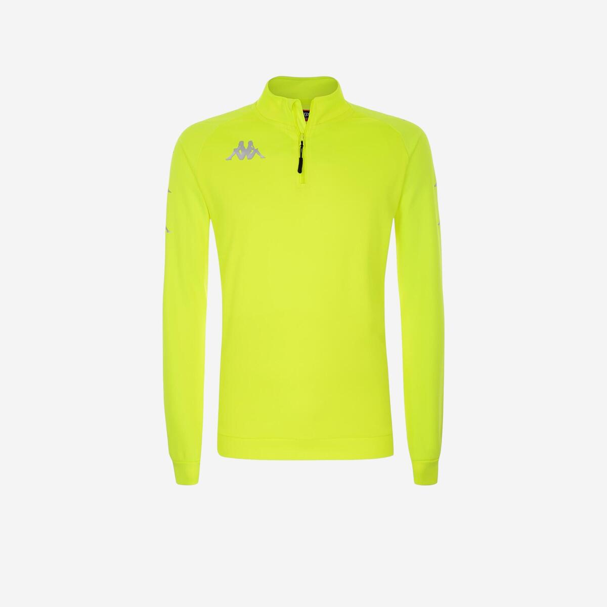 SWEATSHIRT 1/4 ZIP KAPPA TRIESTE ENFANT JAUNE