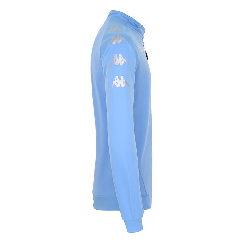 SWEATSHIRT 1/4 ZIP KAPPA TRIESTE ENFANT BLEU CIEL