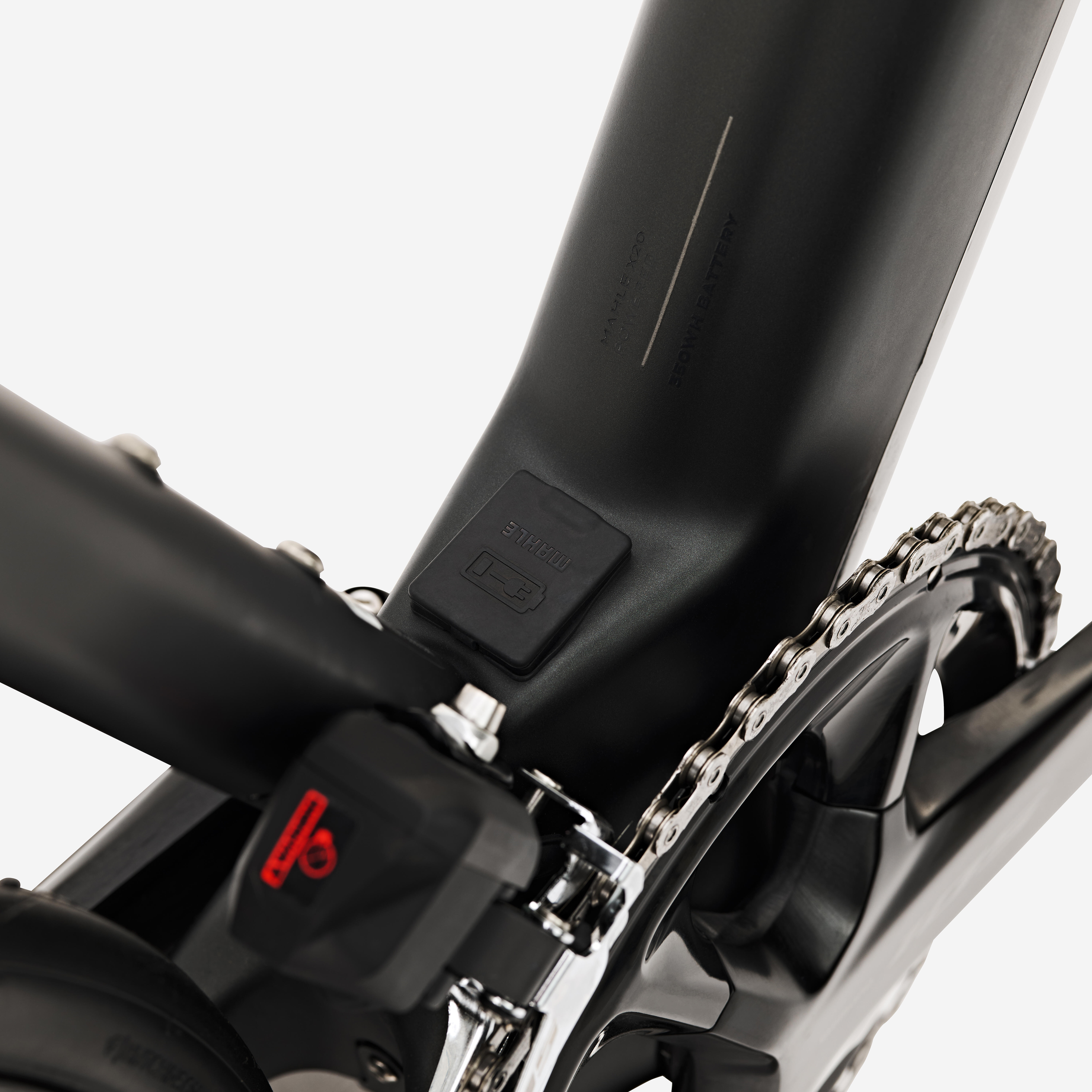 VAN RYSEL Cestný elektrobicykel E-EDR CF 105 Di2 2x12 zelený M · záber 7