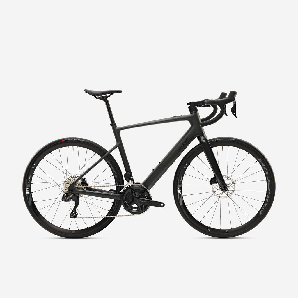 Elektrinis dviratis „E-EDR CF“ su „Mahle X20“ ir „Shimano 105 Di2“, žalias