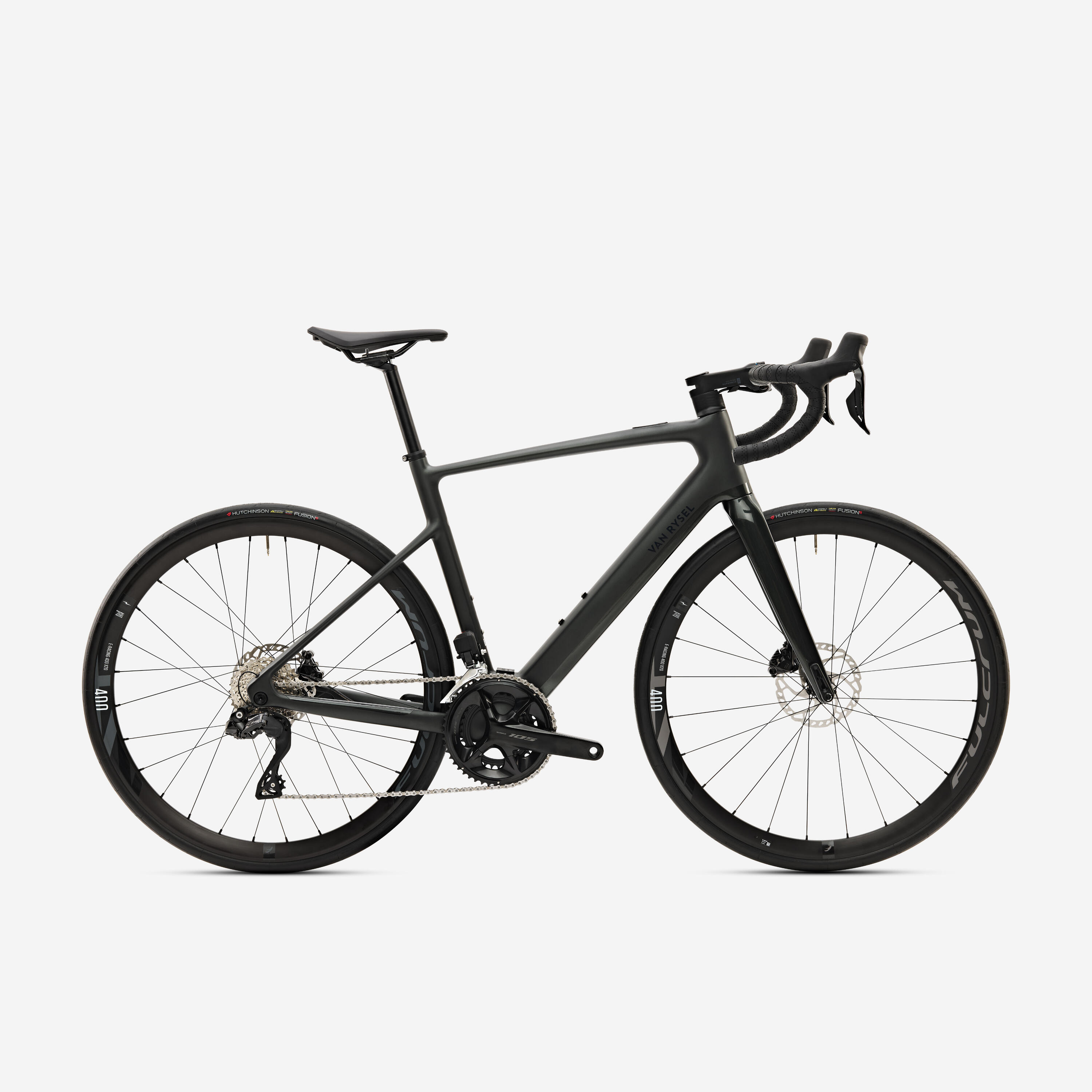 VAN RYSEL E-Bike Rennrad Endurance E-EDR CF Mahle X20 Shimano 105 Di2 Grün 