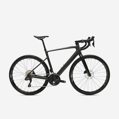Bici da corsa a pedalata assistita E-EDR CF carbonio verde