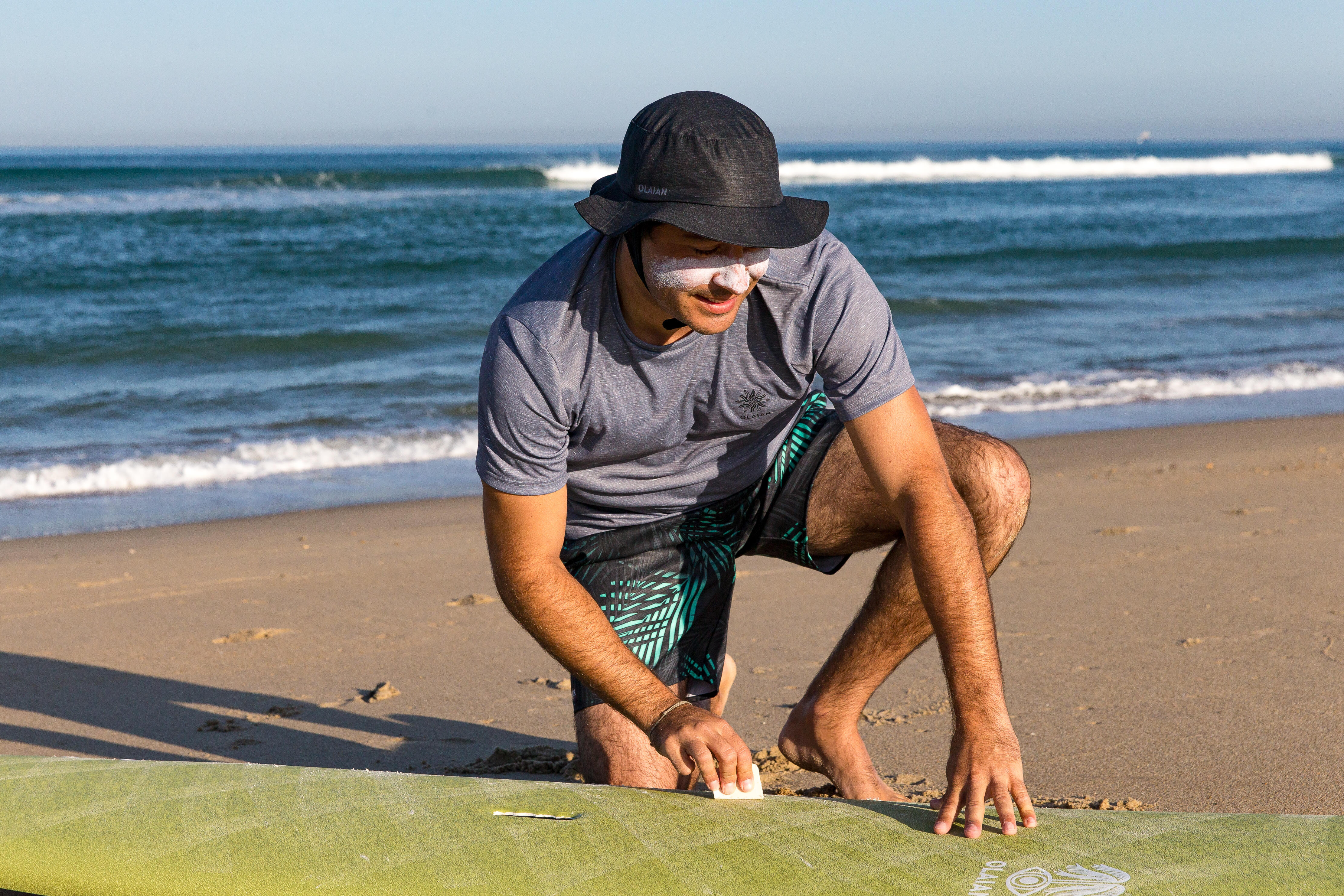Short de surf 15 po homme, 100 - OLAIAN