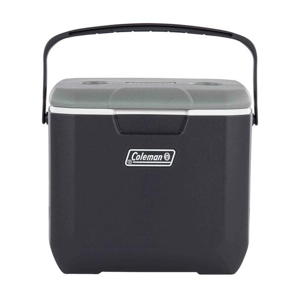 Hard personal cooler box with a carry handle