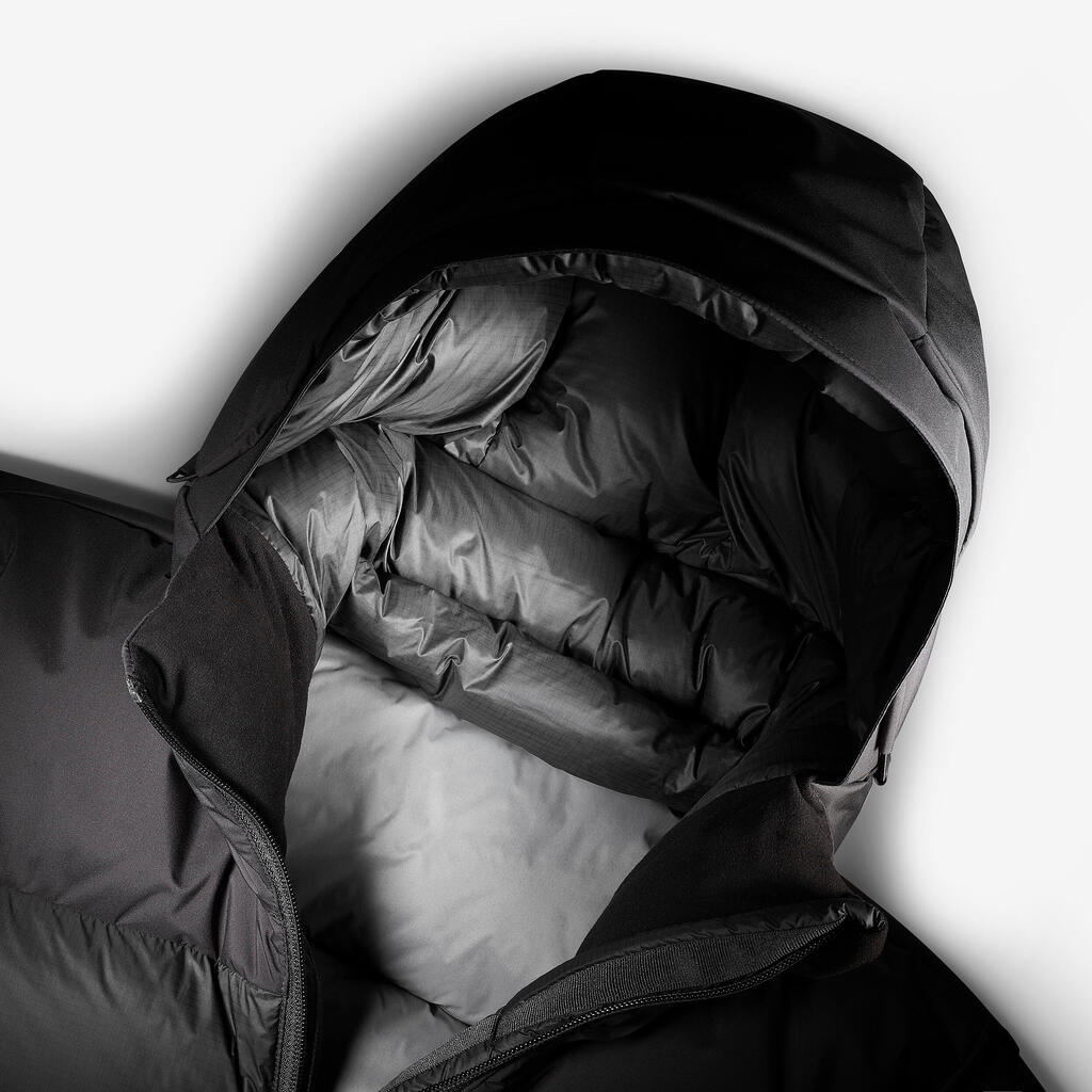 Jakna MT900 perjana s kapuljačom do -20 °C muška - crvena