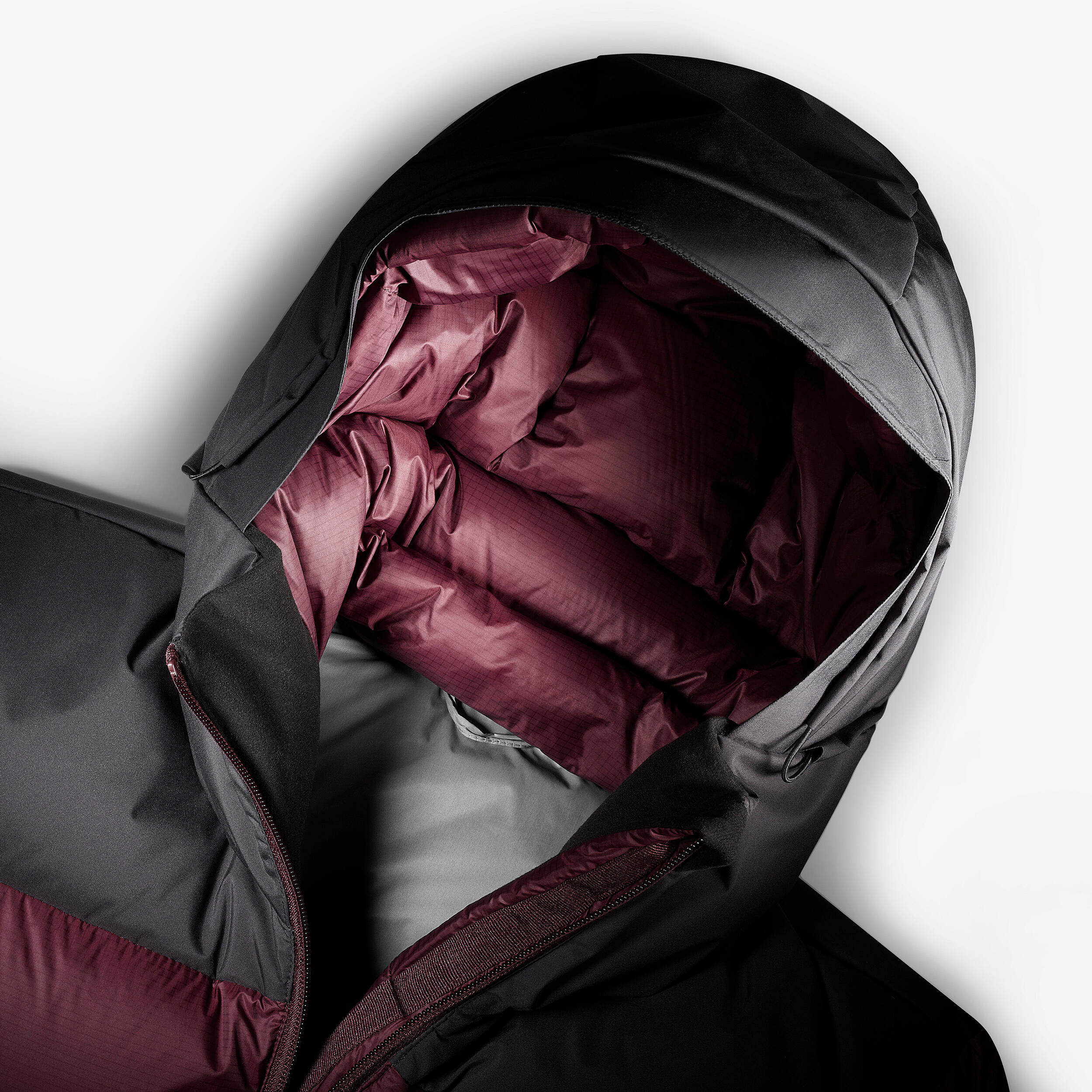 Women’s Warm Padded Jacket with Hood - MT900 -20°C - Maroon