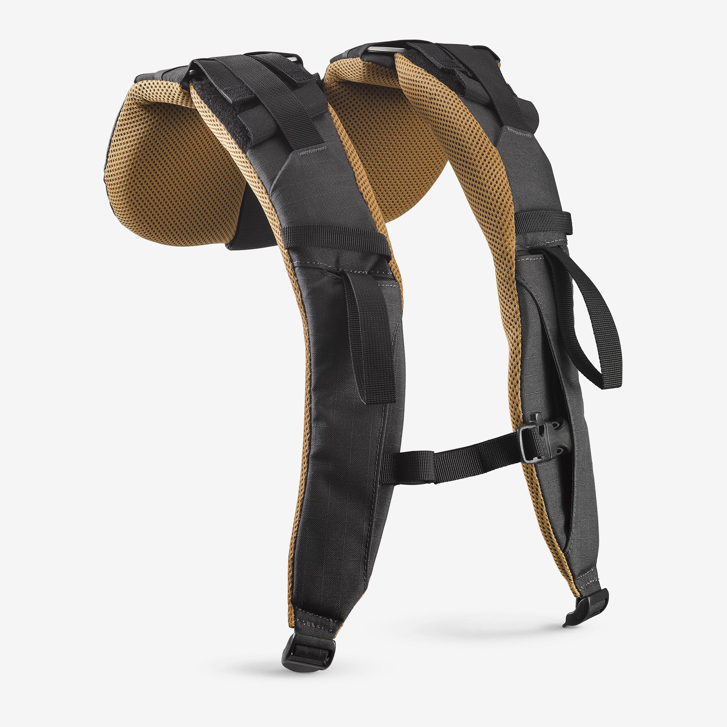 Forclaz - Bretelles De Remplacement Pour Sac À Dos Mt900 Symbium Homme 2024 - Bretelle Sac À Dos - Sav Sports Montagne / Marche Sportive - Gris-marron