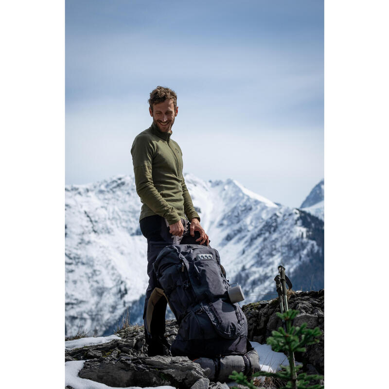 Rucsac Trekking cu husă ploaie MT900 Symbium 70+10L Gri Bărbați