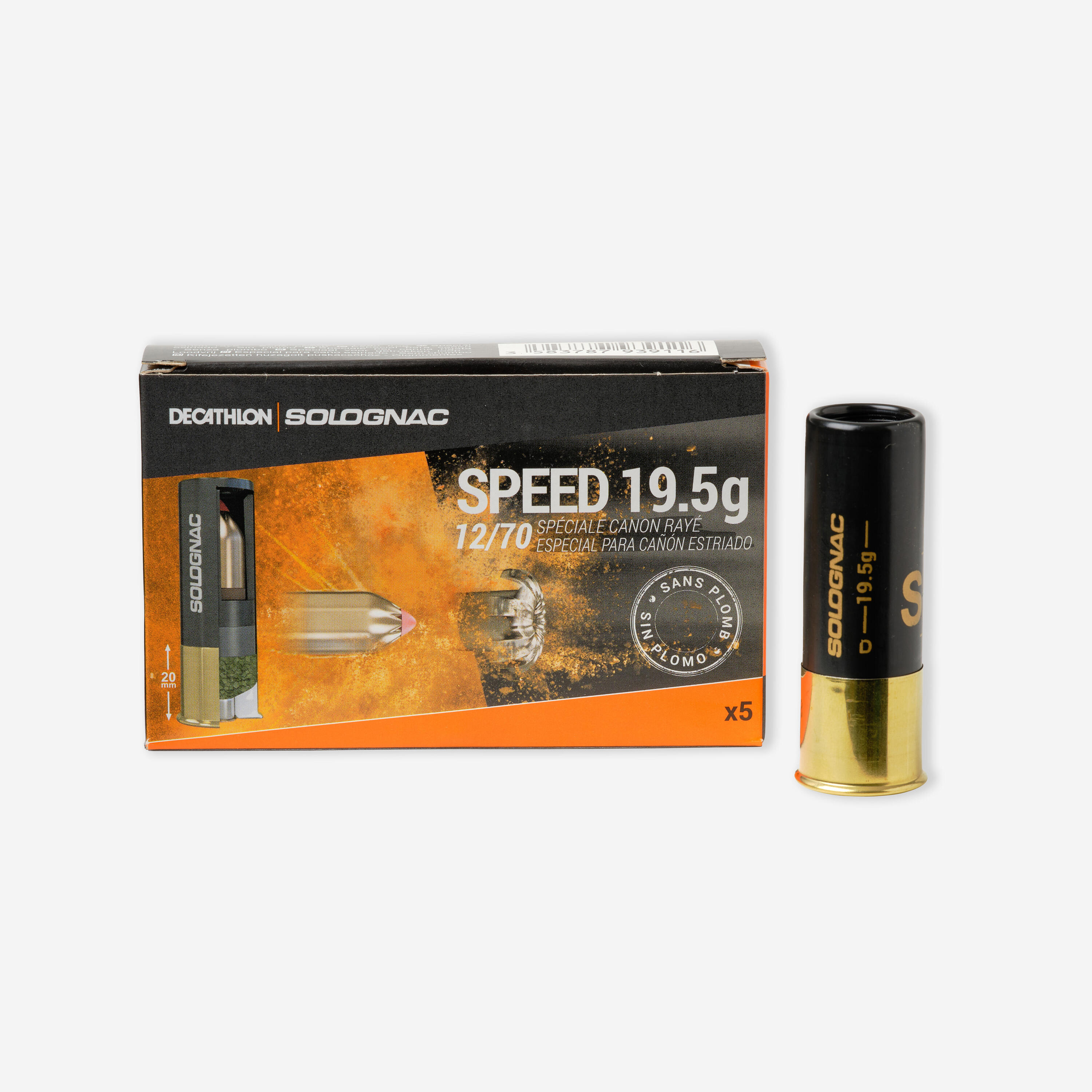 BALLE SANS PLOMB SPEED CALIBRE 12 X 5 1/5