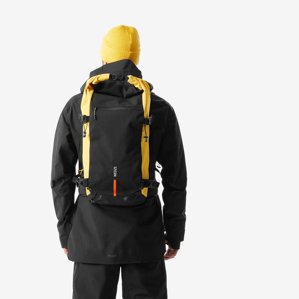 Crni ranac za skijanje i snoubording (30 l)