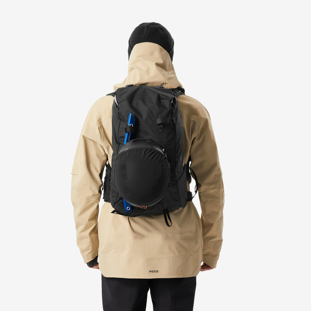 25 L ski touring backpack - Wilder black