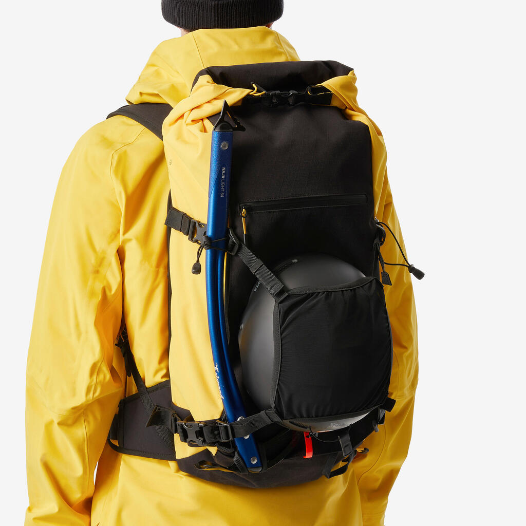 Crni ranac za skijanje i snoubording (30 l)