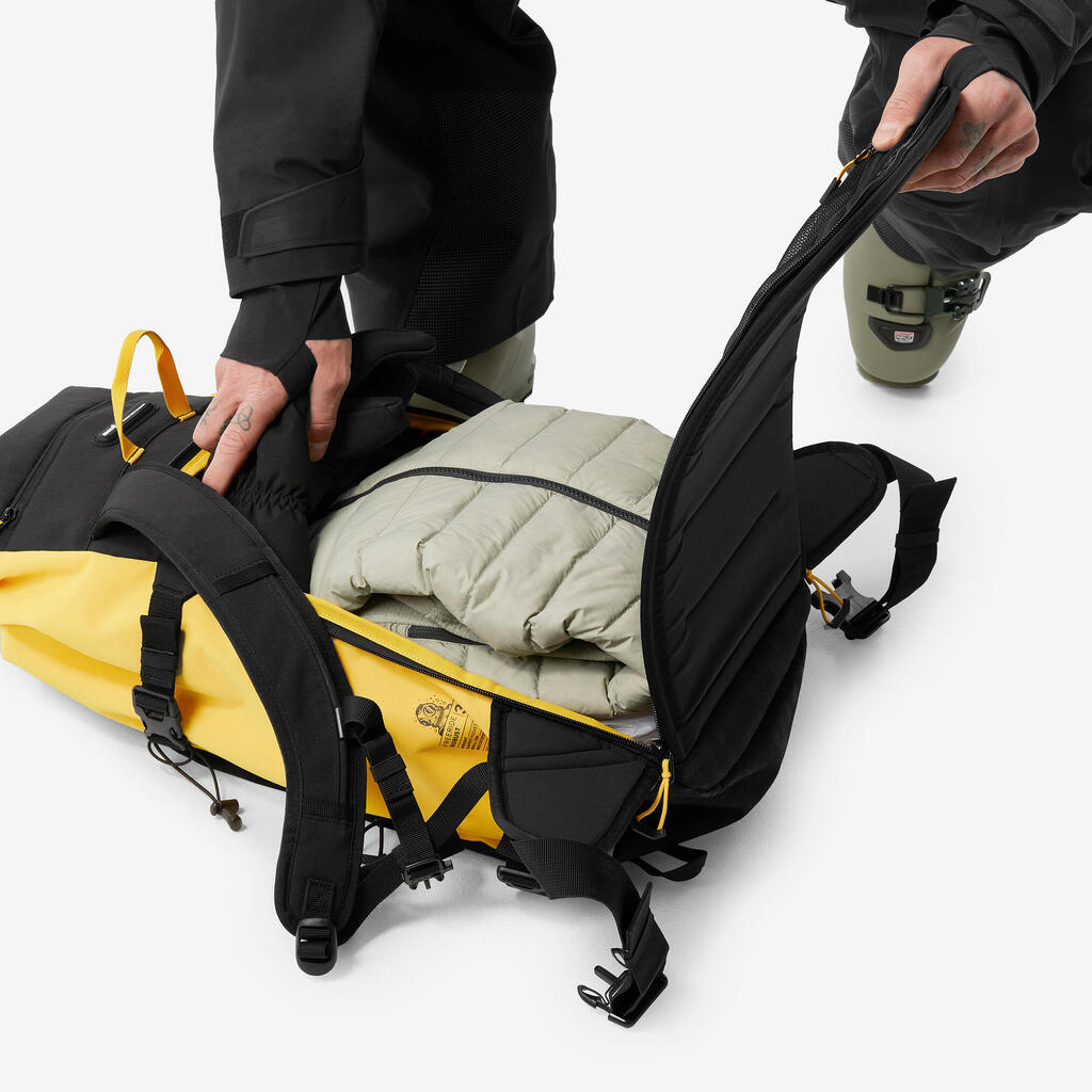 Crni ranac za skijanje i snoubording (30 l)