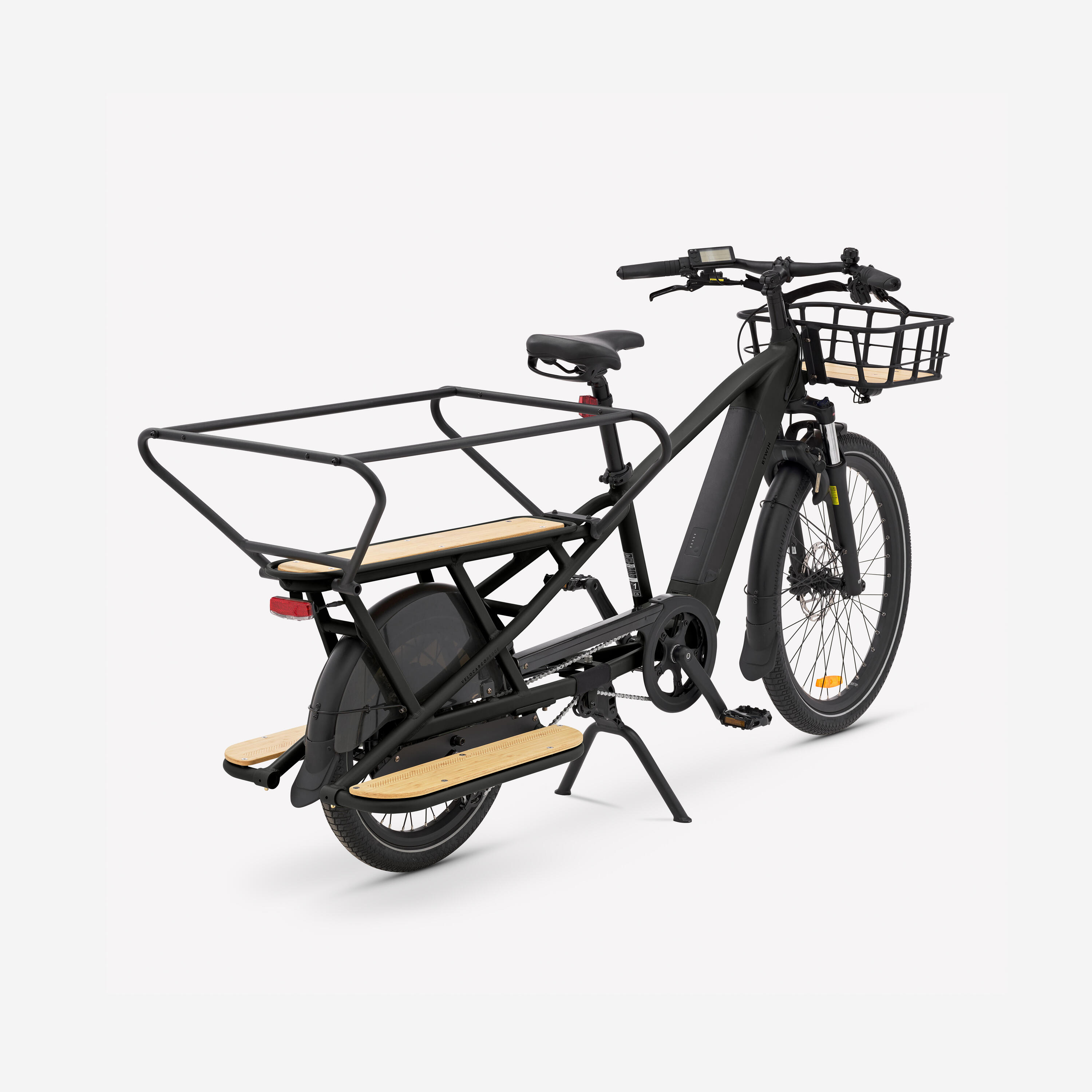 E-Lastenfahrrad Cargobike R500E Longtail schwarz  5/24