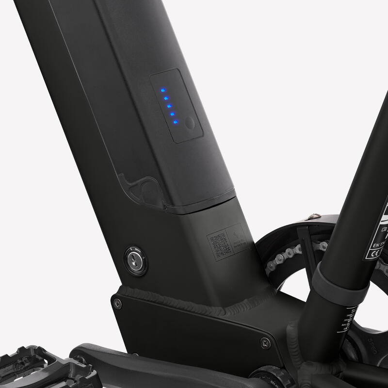 Bicicleta Elétrica de Carga Traseira Longtail R500E Preto