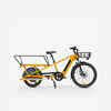 Rear Loading Electric Longtail Cargo Bike R500E - Yellow