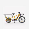 Elektrische cargofiets longtail lading achter R500E geel