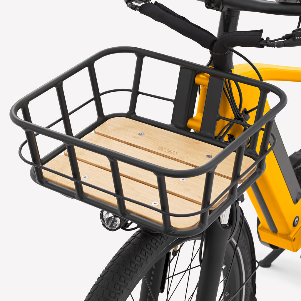 E-Lastenfahrrad Cargobike R500E Longtail V2 gelb 