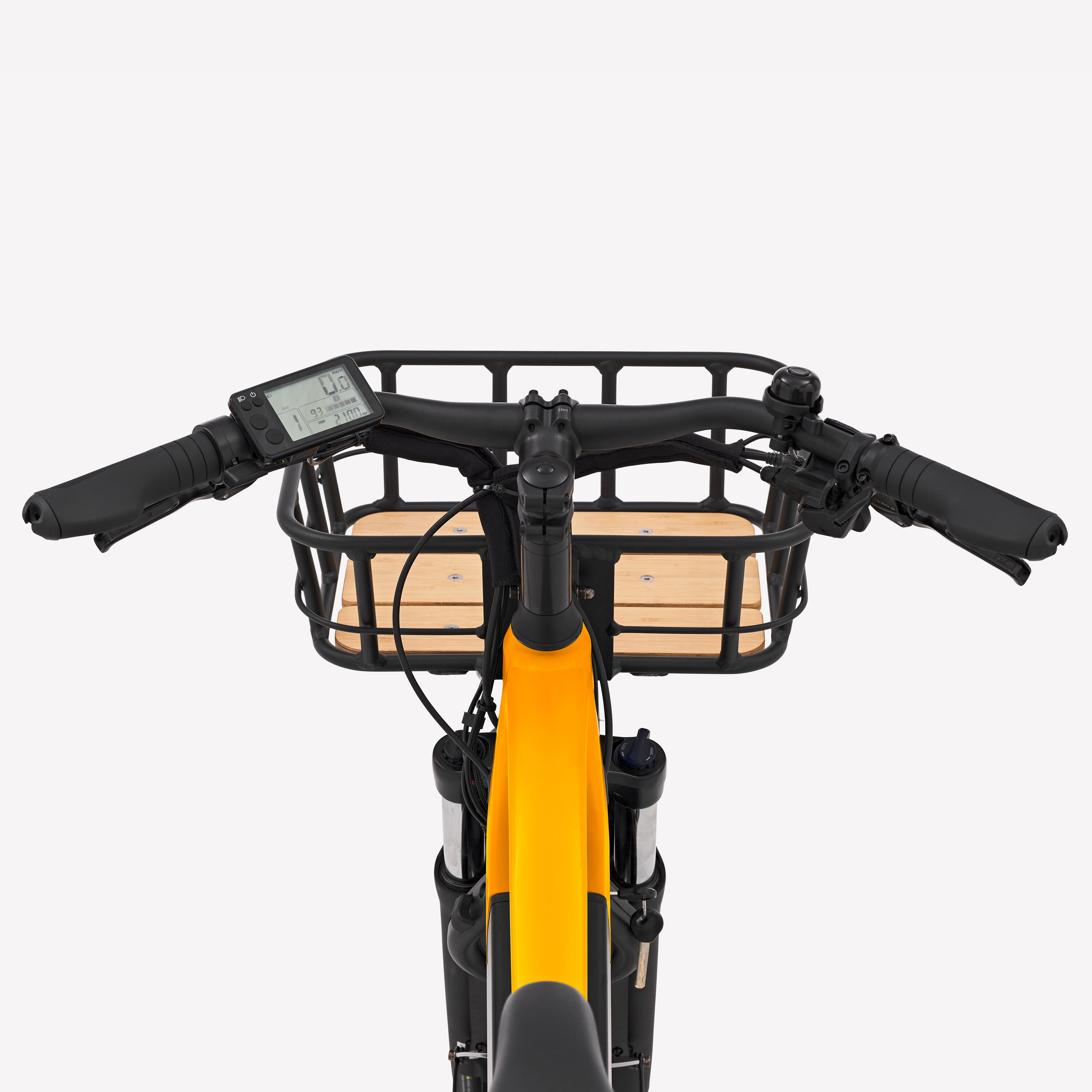 Elektrische cargofiets Longtail R500E geel 8/21