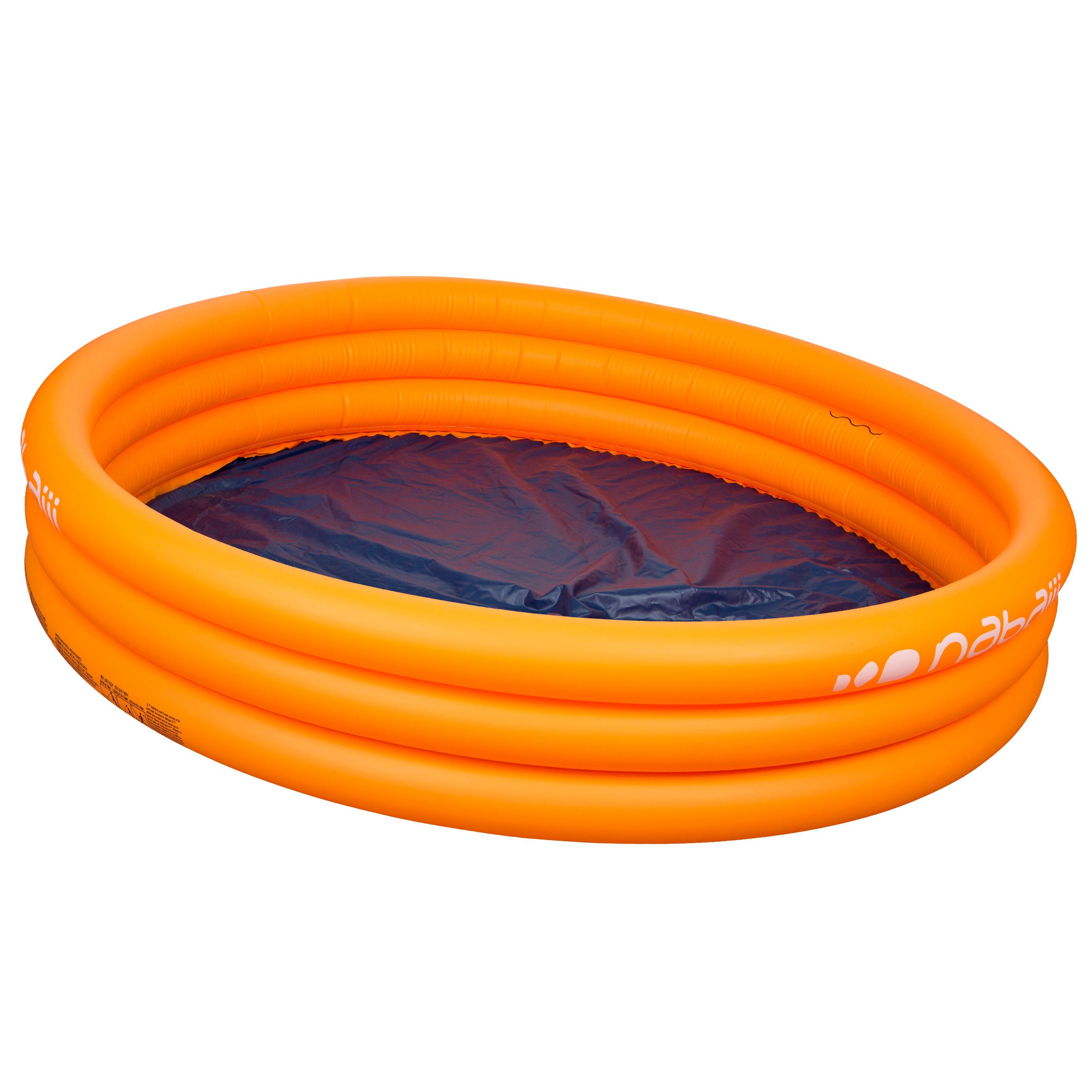 Round inflatable paddling pool with 